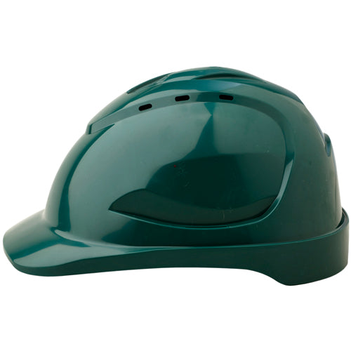 Pro V9 Vented Hard Hat: Green