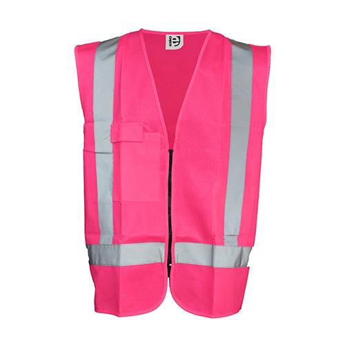 Esko Hi Vis Pink Taped Vest