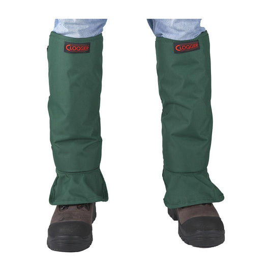 Clogger G2 Line Trimmer Chaps, Green: One Size (Velcro)