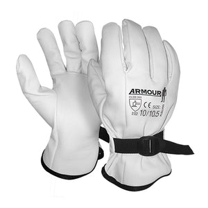 Armour Low Voltage Leather Overglove image