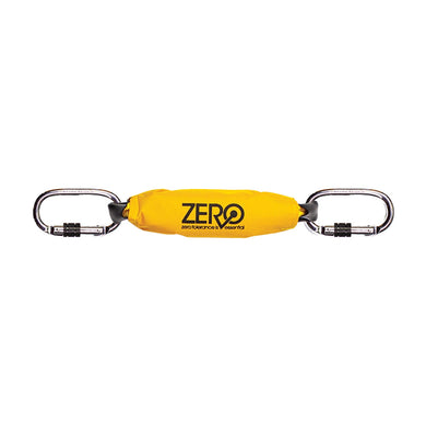 Zero Shock Absorber with Carabiners features a foam-sheathed tether and dual screw-lock carabiners, designed to prevent tool loss in water. Ideal for safety-conscious environments, reflecting Active Safety's commitment to reliable equipment.