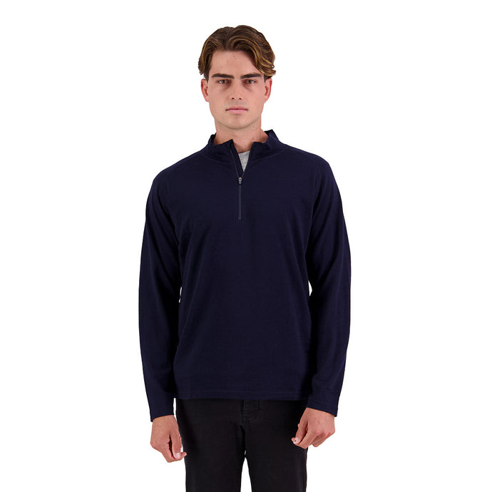 Alpine Mens 1/2 Zip Merino Jumper