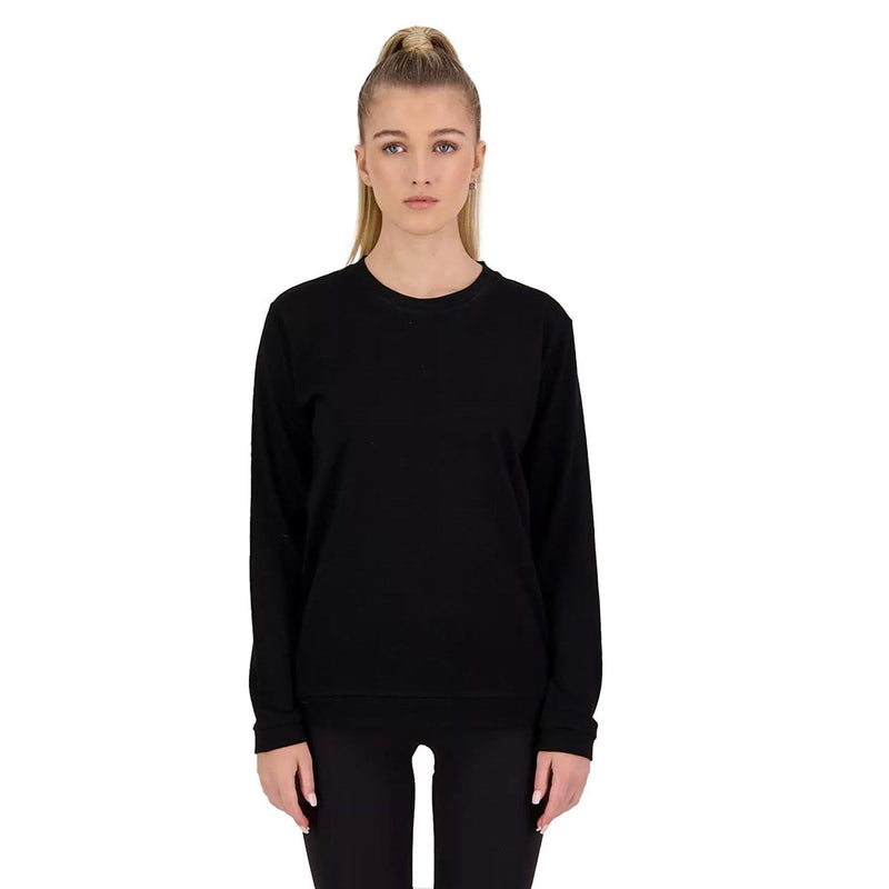 Load image into Gallery viewer, Moeraki Womens Merino Crew Neck Pullover, Black
