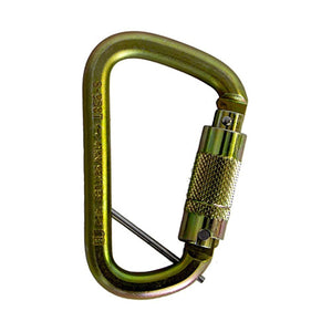 Steel Triple Locking Off Set Shape Carabiner image