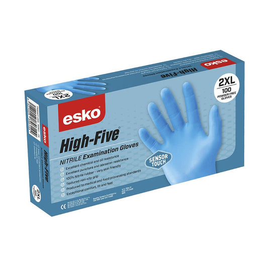 Esko High Five SensorTouch Nitrile Disposable Gloves: Box/100