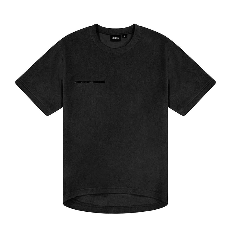 Load image into Gallery viewer, Monowai Fleece Tee, a durable active shirt featuring a zippered chest pocket and long tail for outdoor work. Made from 100% RE-TEX™ recycled polyester, it&#39;s quick-drying, breathable, and anti-pill.
