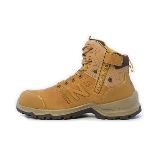 New Balance Contour Zip Sided 2E Safety Boot, Wheat