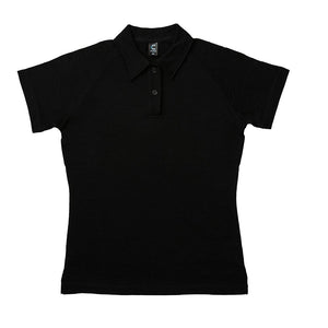 Somers Womens Merino Polo, Black image