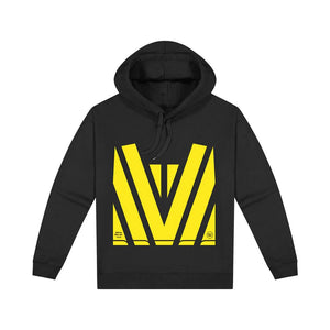 Pullover Hoodie with Hi Vis Chevron Print image