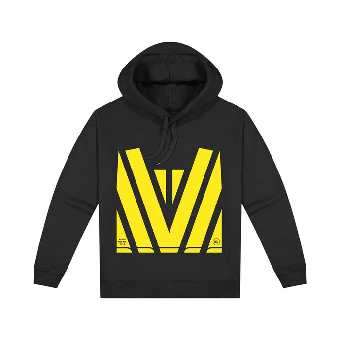 Pullover Hoodie with Hi Vis Chevron Print