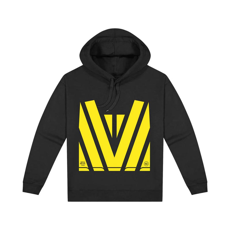 Load image into Gallery viewer, Pullover Hoodie with Hi Vis Chevron Print
