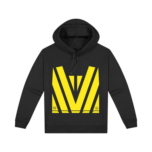 Pullover Hoodie with Hi Vis Chevron Print