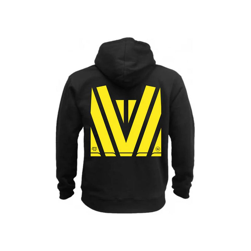 Load image into Gallery viewer, Pullover Hoodie with Hi Vis Chevron Print
