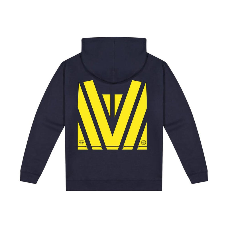 Load image into Gallery viewer, Pullover Hoodie with Hi Vis Chevron Print
