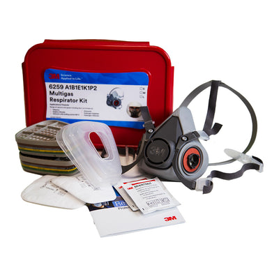 3M 6259 Multi-Gas Respirator Kit: Medium