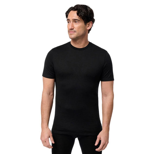 Hard Yakka Core Merino Short Sleeve Top, Black