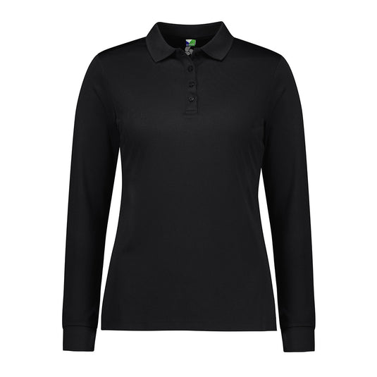 Biz Womens Action Long Sleeve Polo Shirt