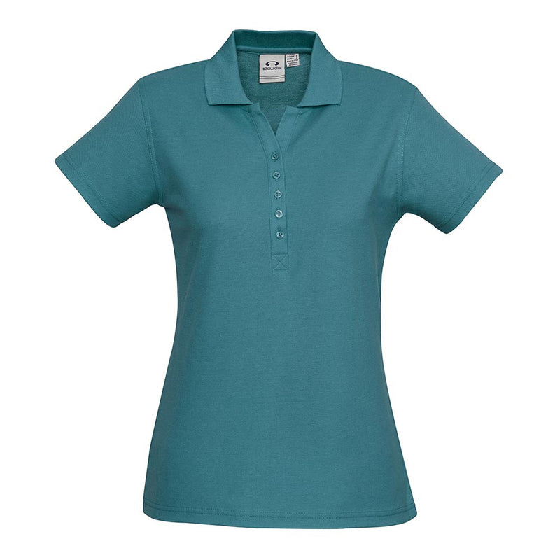 Load image into Gallery viewer, Biz Womens Crew Polo Shirt
