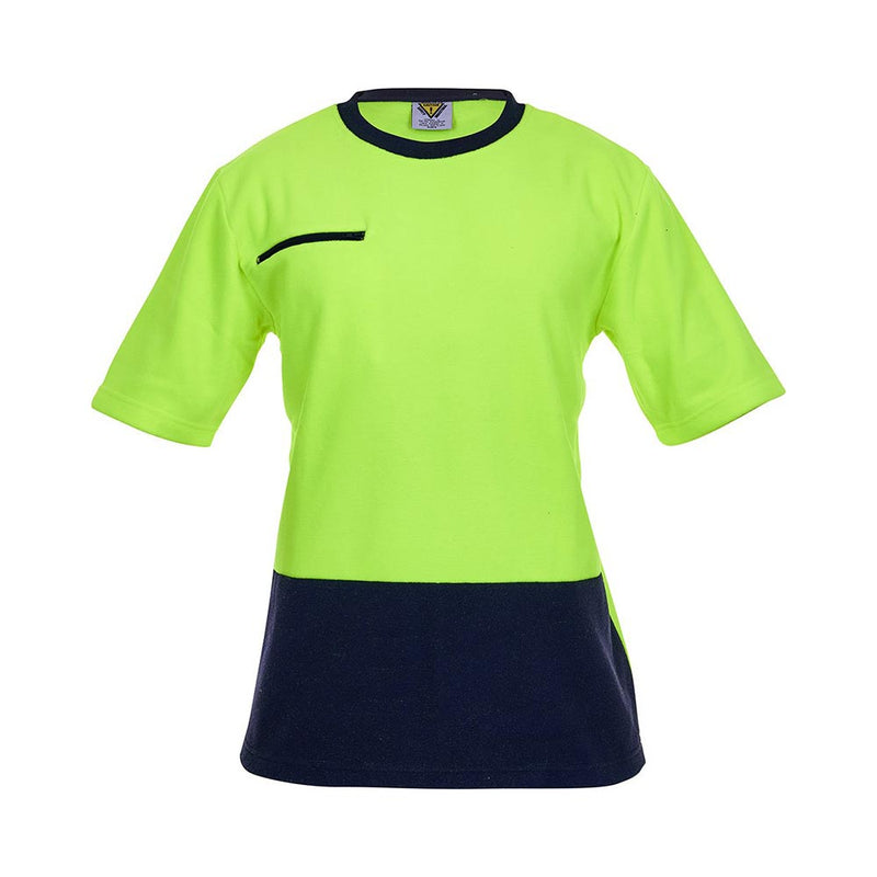 Load image into Gallery viewer, Caution Hi Vis Day Only Polar Fleece T-Shirt
