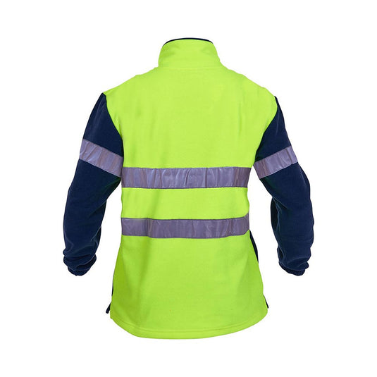 Hi Vis Taped 380gsm 1/4 Zip Polar Fleece