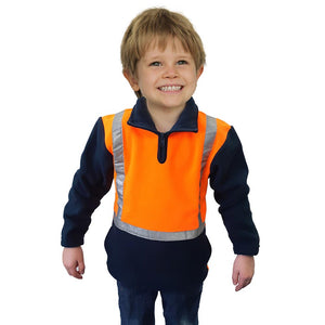 Caution Childrens Hi Vis Polar Fleece Sweater image