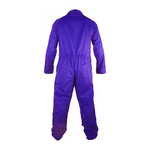 Load image into Gallery viewer, Caution Polycotton Zip Overalls, Royal Blue
