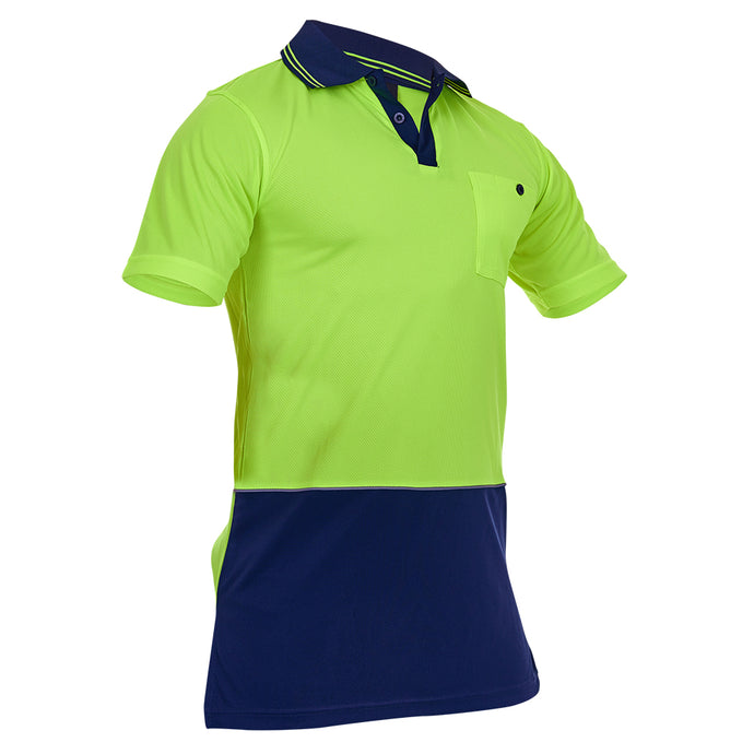 Caution Hi Vis Day Only Microfibre Polo