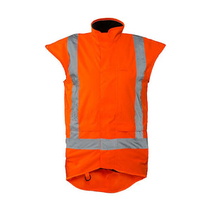 Caution TTMC-W17 Orange Fleece Lined Vest image
