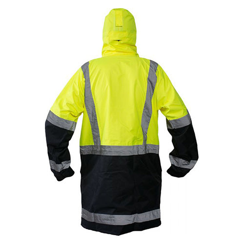 Load image into Gallery viewer, Caution Taped Rain Jacket
