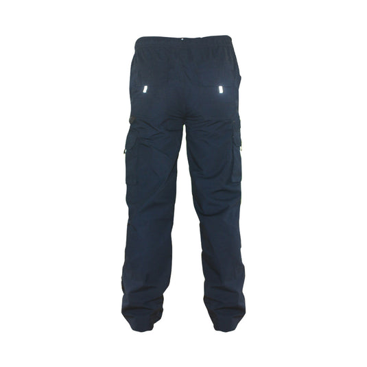 Caution Polycotton Ripstop Elastic Waist Cargo Trousers