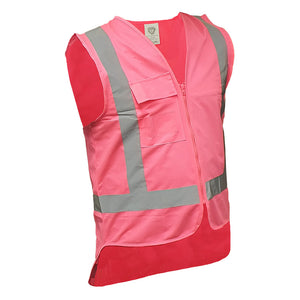 Caution Pink Day/Night Safety Vest image