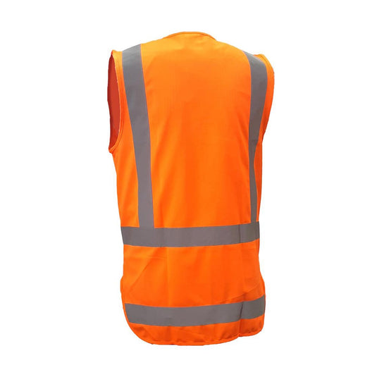 Caution Hi Vis TTMC-W23 Orange Safety Vest