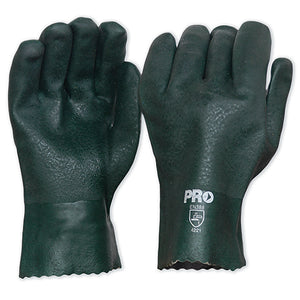 Pro Green PVC Double Dipped Gloves 27cm image