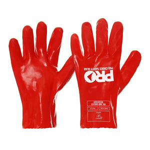 Pro Red PVC Single Dipped Gloves 27cm image