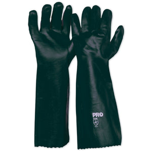 Pro Green PVC Double Dipped Gloves 45cm image