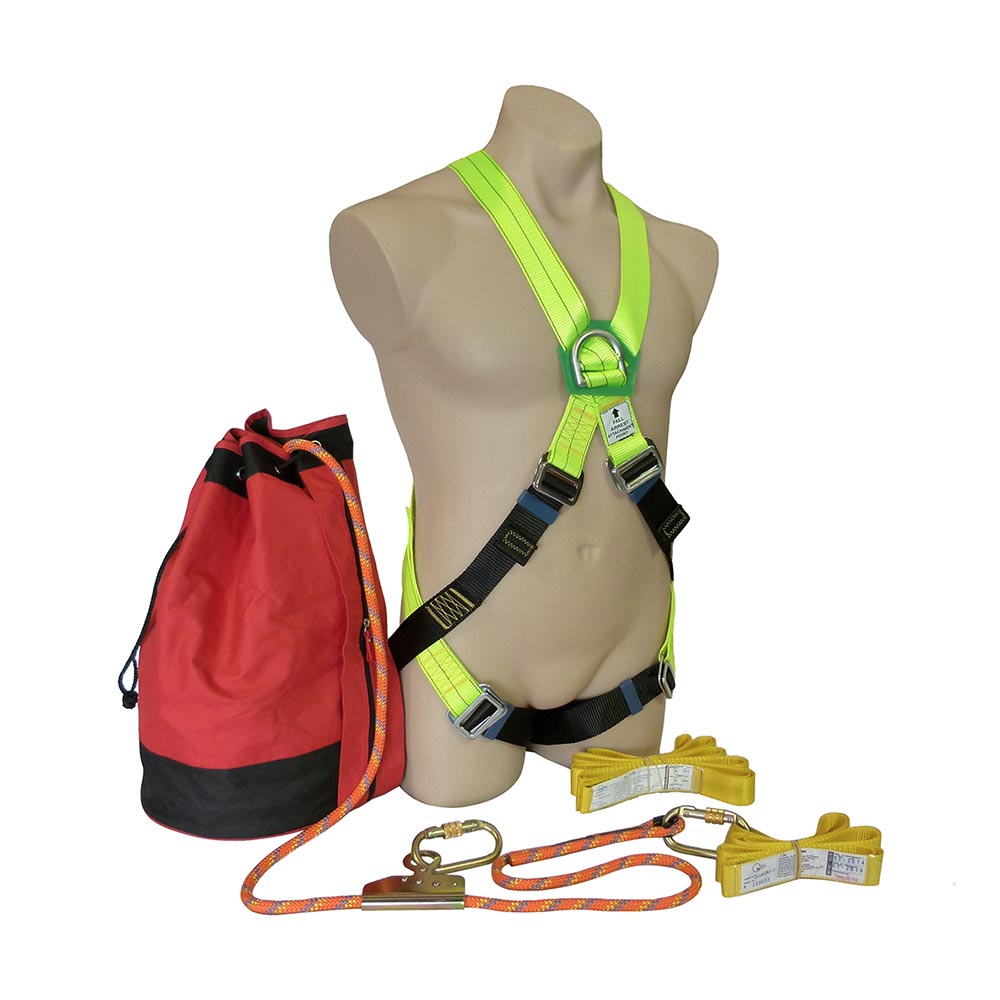 QSI Commercial Height Safety Roofing Kit (30m Rope) – Active Safety