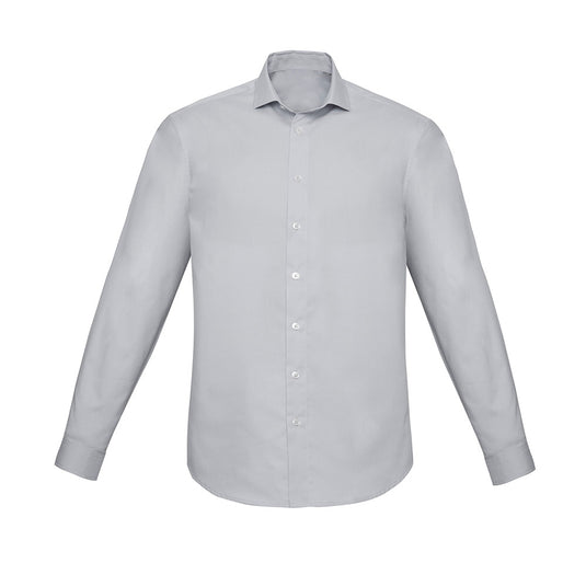 Biz Mens Charlie Slim Fit Long Sleeve Shirt