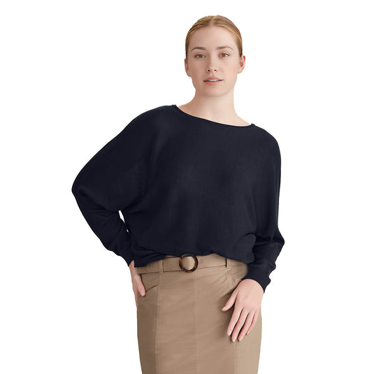 Biz Skye Women's Batwing Sweater Top