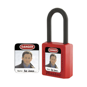 Master Lock Padlock Photo Identification Labels: Pack/6 image