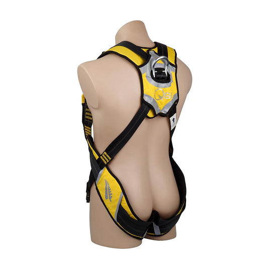 QSI Premium Padded Full Body Harness, Front & Rear Anchorage Points, QR Buckles