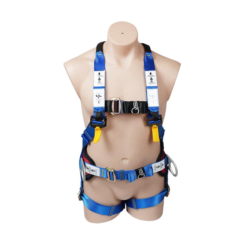 Load image into Gallery viewer, QSI Full Body Harness with Waist Belt, Lateral D-Rings, Confined Space &amp; Restraint Points
