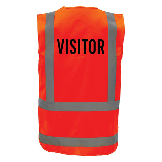 Hi Vis Visitor Vest, Orange