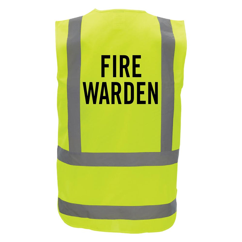 Load image into Gallery viewer, Hi Vis Fire Warden Vest, Yellow
