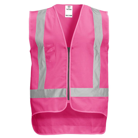 Hi Vis Fire Warden Vest, Pink