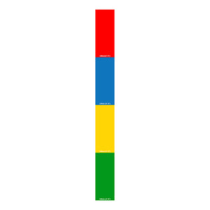 Security Height Indication Sticker - Self Adhesive x 1 Strip image