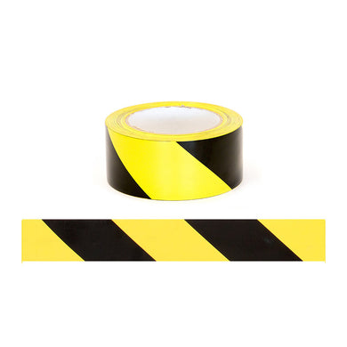 Floor Marking Tape 50mm x 33m: Black/Yellow