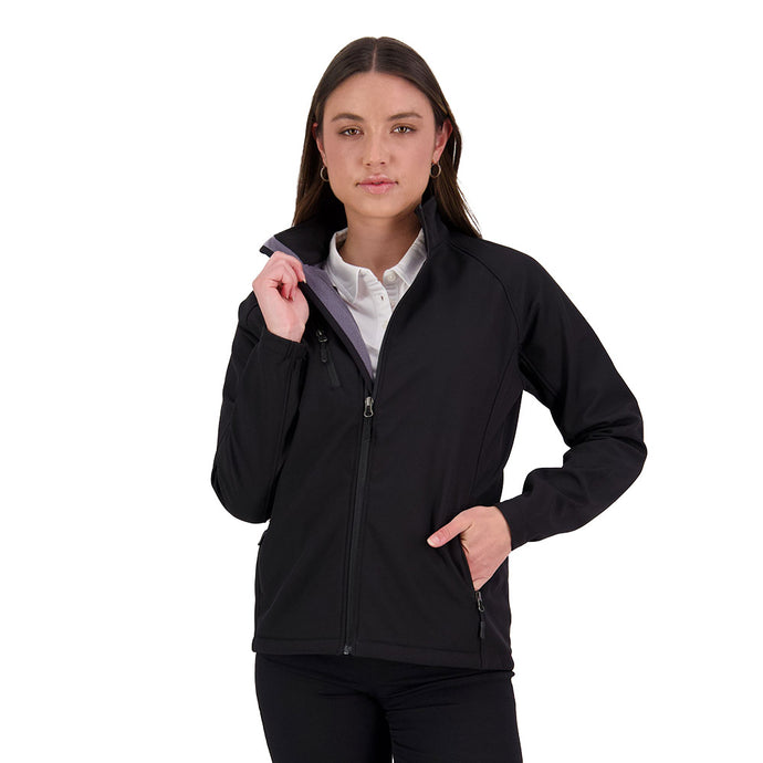 PRO2 Womens Softshell Jacket, Black