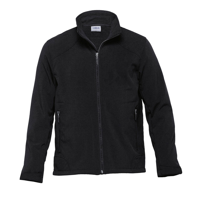 Load image into Gallery viewer, Summit Zip Microfleece Jacket featuring a stand-up collar, high-zip placket with rubber puller, adjustable Velcro cuffs, and zippered side pockets. Designed for water and wind resistance, ideal for workplace safety gear.
