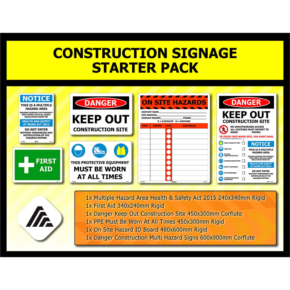 Construction Signage Starter Pack – Active Safety