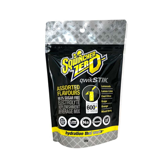 Sqwincher Qwik Stiks Assorted Flavours: Pack/10